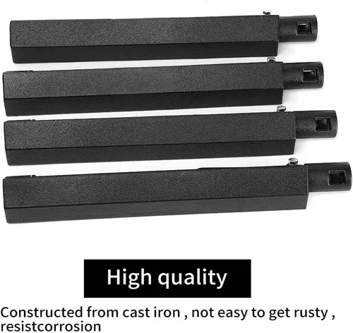 Miniatura 3 de Kit de tubo de quemador de hierro fundido para parrilla de gas Jennair 720-0061, 720-0062, 720-0063, Nexgrill 720-0671, 720-0165, modelos