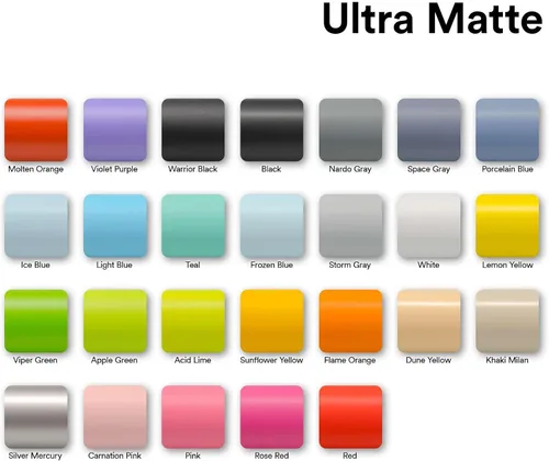 Miniatura 7 de Vinilo adhesivo plano ultramate negro de 12"x60" (1FTx5FT) para envolver autos, película de calcomanía adhesiva sin burbujas, tecnología