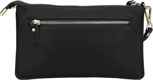 Miniatura 4 de Uromee Cartera de mano para mujer, de piel auténtica, con cadena de hombro desmontable