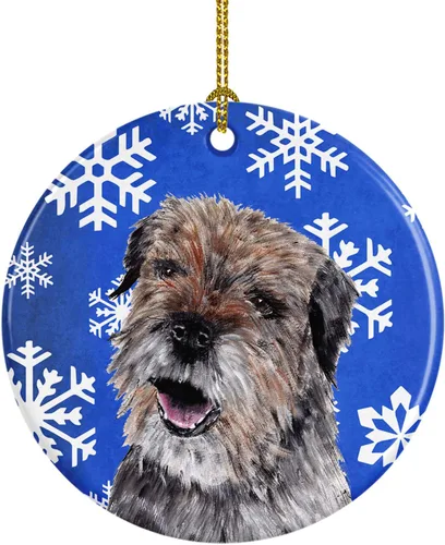 Miniatura 63 de Caroline's Treasures Cavalier Spaniel - Adorno de cerámica para colgar en el árbol de Navidad, para el hogar, Navidad, fiestas, regalo, 3 pulgadas