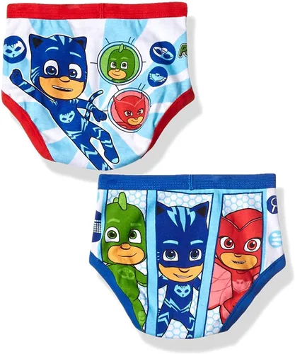 Miniatura 2 de PJ Masks Paquete de calzoncillos 100% algodón peinado para niños, con Catboy, Luna Girl, Owlette y más en tallas 23t, 4t, 4, 6 y 8