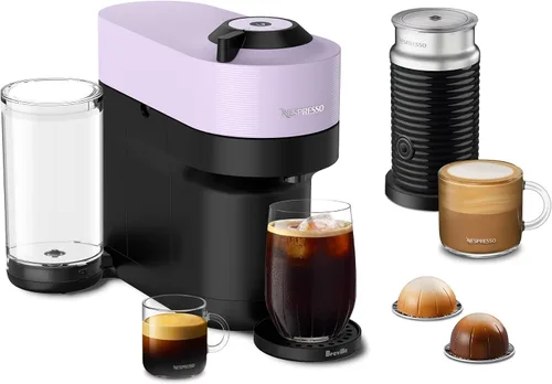 Miniatura 10 de Nespresso Vertuo Pop+ Cafetera para café y espresso de Breville con espumador de leche, Aqua Mint