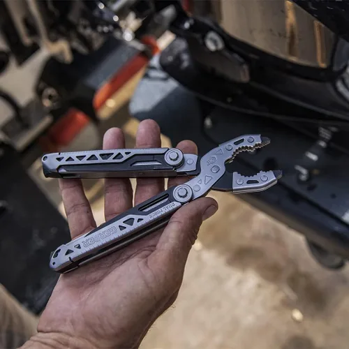 Miniatura 2 de Gerber Gear Multiherramienta Dual-Force - Resistente, Destornillador de Eje Central, Alicates de Punta Roma con Sierra, Cortadores de Alambre