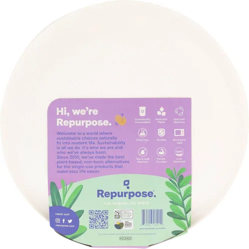 Miniatura 2 de Reutilizable, platos de bagazo compostable de 9 pulgadas, 44
