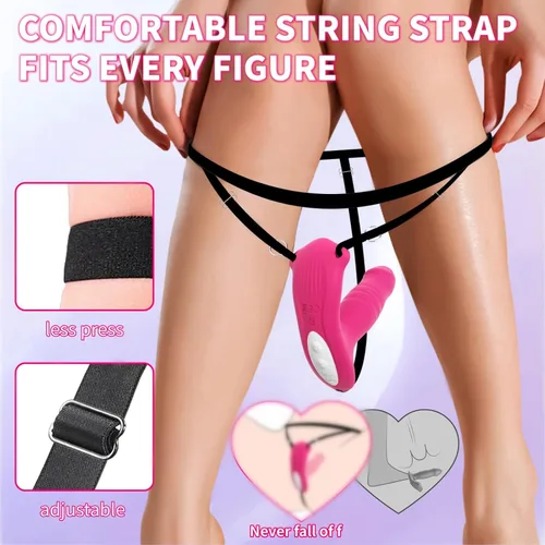 Miniatura 4 de Vibrador de bragas portátiles, juguete sexual con control de aplicación, vibradores de consolador de punto G para mujeres, estimulador de clítoris