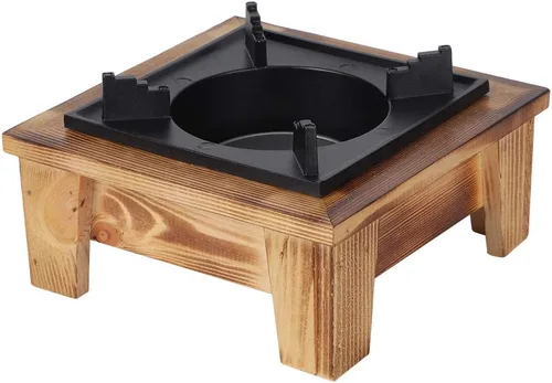Miniatura 7 de TITA-DONG Estufa de alcohol, horno de alcohol para barbacoa, estufa de leña japonesa de alcohol, estufa portátil, horno de barbacoa, utensilios