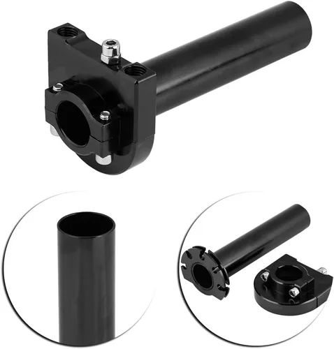 Miniatura 2 de Universal 7/8" 0.866 in - Acelerador giratorio de aleación de aluminio para manillar de aleación de aluminio, acelerador giratorio para motocicleta