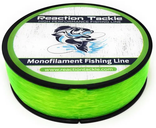 Miniatura 10 de Reaction Tackle Línea de Pesca de Monofilamento - Nylon Mono Fuerte y Resistente a la Abrasión, Lanzamiento Suave y Largo - Baja Memoria - Línea
