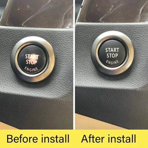 Miniatura 3 de Cubierta de repuesto para interruptor de arranque del motor de automóvil para BMW 1 3 5 Series X1 X3 X5 X6 Z4 E chasis E81 E87 E90 E91 E92 E93 E60