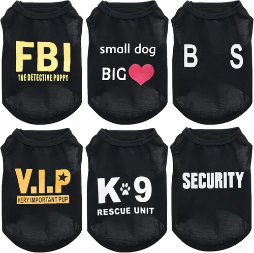 Miniatura 15 de Camisa de perro para perro pequeño, mediano, niño Ropa de perro para cachorro, gato, ropa para Navidad, Año Nuevo, ropa linda, de moda, atuendo