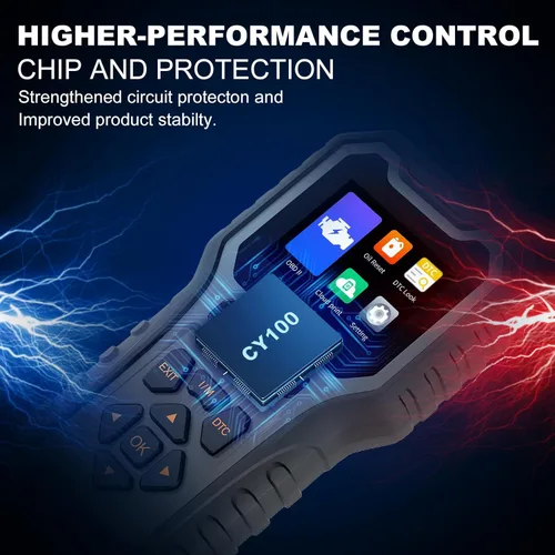Miniatura 8 de Escáner OBD2, lector de código profesional para comprobar la luz del motor/restablecimiento de luz de aceite, herramienta de escaneo OBDII mejorada