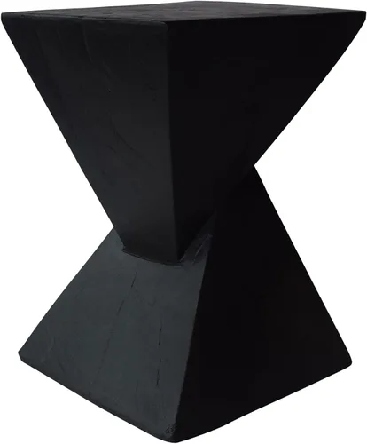 Christopher Knight Home Kajsa - Mesa decorativa de hormigón ligera para exteriores, color negro