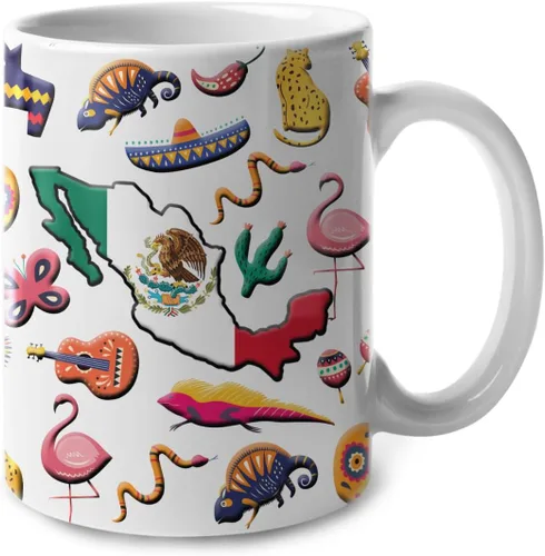 Miniatura 14 de Lotacy Taza de café con símbolos de Cuba con bandera de mapa, taza de cerámica de bandera cubana de 11 onzas, recuerdo de Cuba y regalos, idea