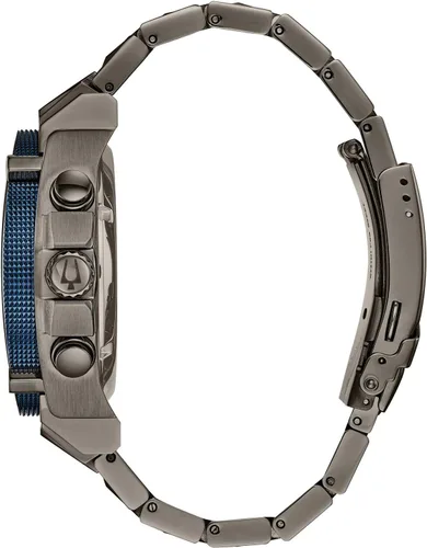 Miniatura 2 de Bulova Icon - Reloj cronógrafo de cuarzo de alta precisión para hombre, cristal mineral curvado