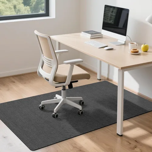 Miniatura 15 de Alfombrilla para silla de oficina para suelo de madera dura y baldosas, alfombrilla para silla de computadora, protector de piso antideslizante
