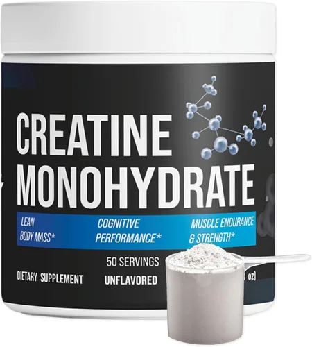 CorVive Monohidrato de creatina, polvo de creatina pura y sin sabor, vegano, sin gluten, sin aditivos, sin OMG, fórmula de fácil mezcla para soporte