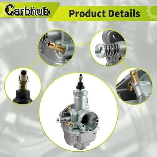Miniatura 5 de Carbhub YFB250 Carburador para Yamaha Timberwolf 250 YFB250 YFB250FW Carb 1992 1993 1994 1995 1996 1997 1998 1999 2000, Carburador Yamaha Timberwolf