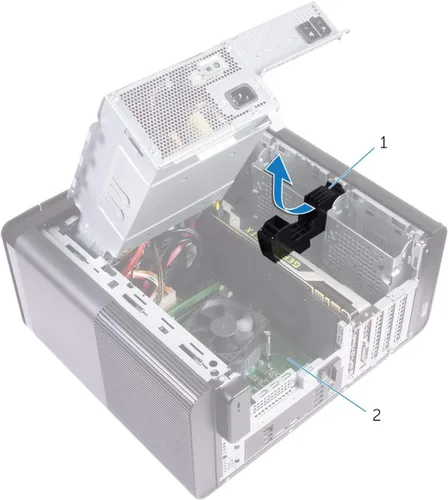 Miniatura 3 de Deal4GO Soporte para tarjeta gráfica GPU 742KM 0742KM Reemplazo para Dell Alienware Aurora R5 R6 R7 R8 R9 XPS 8910 8920 8930 Precision 3620 3630 3640