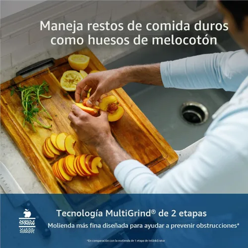 Miniatura 4 de InSinkErator Triturador de basura de 0.75 HP, 3/4 HP, Serie de potencia, alimentación continua, eliminador de residuos de alimentos, serie Power EZ