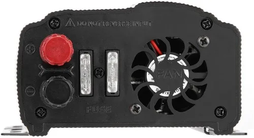 Miniatura 9 de Qiilu Inversor de corriente para automóvil de 1500 W, 12 V CC a 110 V CA, 1500 W, compatible con automóvil, negro, 1 paquete