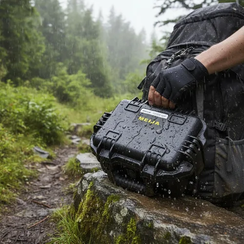 Miniatura 7 de MEIJIA Funda rígida y compacta impermeable de alta calidad para cámara con espuma de ajuste personalizable, protección completa con diseño ligero