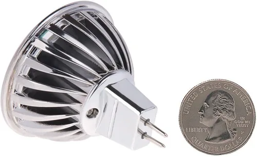 Miniatura 3 de MR16-DIM-24T-DW - Bombilla halógena LED regulable MR16 GU5.3 de 12 V, reflector de haz ancho de 120 grados, 4.8 W, equivalente a 50 W, luz blanca