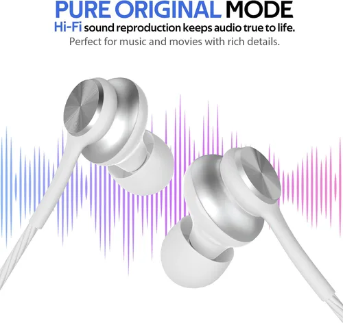 Miniatura 5 de Auriculares intrauditivos USB-C con cable, auriculares con tarjeta de sonido de alta fidelidad, audio de 5 modos, juegos de baja latencia, mejora