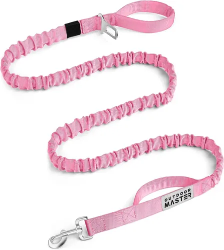 Miniatura 22 de Correa de cuerda elástica para perros Outdoormaster; para mayor seguridad y comodidad de su perro., M