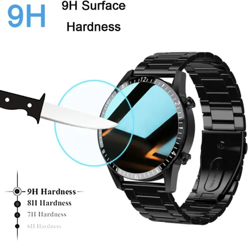 Miniatura 3 de Paquete de 3 protectores de pantalla compatibles con FILIEKEU I9Y Smart Watch de 1.3 pulgadas, vidrio templado para I9 1.3 pulgadas, protectores