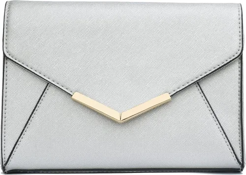 Miniatura 4 de KKXIU Elegante bolso de mano de piel sintética para mujer, bolso de mano plegable para fiesta, boda, baile de graduación