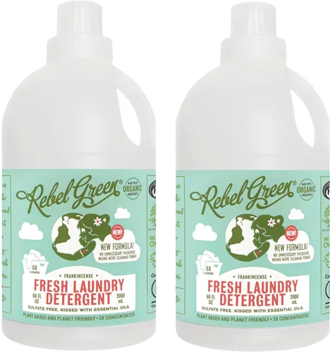 Miniatura 11 de Rebel Green Detergente orgánico para ropa – Jabón natural para ropa – Detergente líquido para ropa con taza dispensadora – Detergente suave
