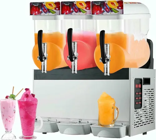 15/30/45L Máquina comercial de granizado de hielo, 1000 W Slushy Maker Slushy, máquina de hielo granizado para restaurante cafetería, 30L (45L)