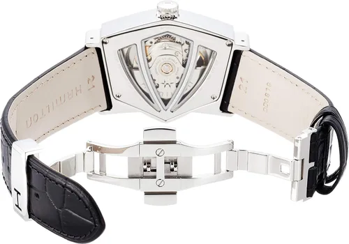 Miniatura 4 de Hamilton Reloj de hombre con forma de escudo automático de corazón abierto Ventura H24515732, Negro