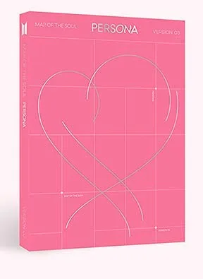 BTS BANGTAN BOYS - MAPA DEL ALMA: PERSONA [3 ver.] CD+76p Photobook+20p Mini Book+1Photocard+1Postcard+1Foto Película+Póster plegado+Juego de