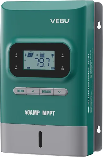 Miniatura 10 de MPPT Controlador de carga solar - Controladores de carga para paneles solares - 50V, 20 amperios, 12/24 voltios