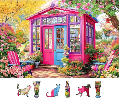Miniatura 11 de MINIWAN Rompecabezas de 300 piezas de la Costa Amalfi, rompecabezas de alta calidad para adultos, estilo rústico, 17 x 11 pulgadas Premium Jigsaw