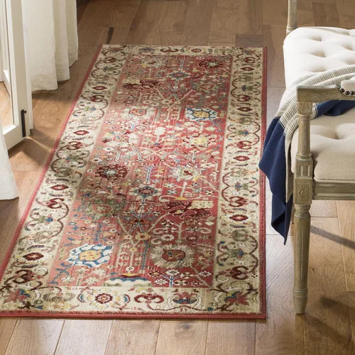 Miniatura 19 de SAFAVIEH Kashan Collection - Alfombra de área de 2 x 3 pies, color beige y gris pardo, diseño oriental tradicional, no desprende pelusa y de fácil