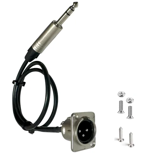 Miniatura 10 de DIYTECH Cable de paso XLR premium, sin soldadura, para caja de escenario, panel de conexiones, caja de piso, sin soldadura para instalaciones
