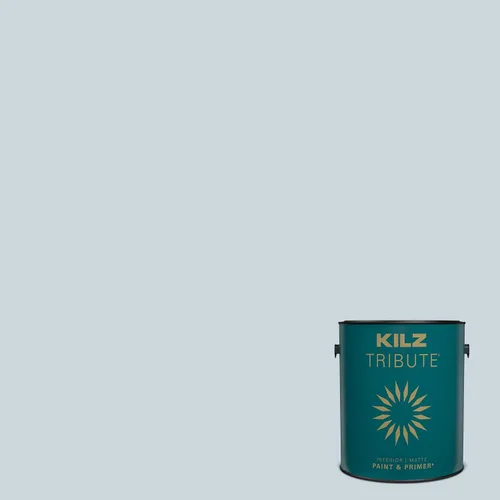 Miniatura 93 de KILZ TRIBUTE Pintura e imprimación, para interiores, semibrillante, Vintage Indigo, 1 galón Índigo Victoria