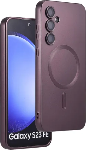 Miniatura 18 de Funda magnética para Samsung Galaxy S22 Ultra, silicona suave, delgada, antiarañazos, con protección de cámara, compatible con MagSafe, color negro
