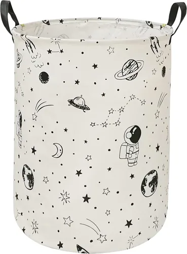 Miniatura 11 de Cesta plegable para ropa sucia para niños, cesta organizadora de almacenamiento plegable, almacenamiento de ropa de juguetes con asas para Mariposa
