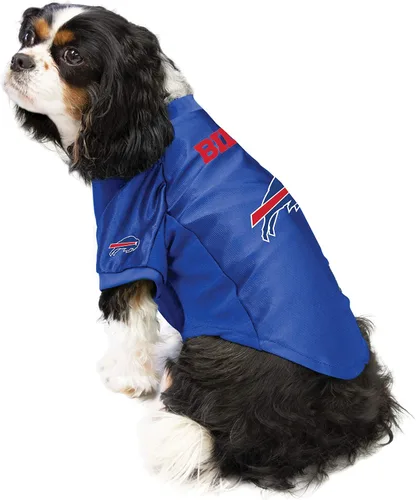 Miniatura 3 de Littlearth Camiseta elástica para mascotas de la NFL, equipos con licencia oficial, tallas disponibles de XS a XL Buffalo Bills