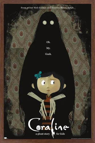 Miniatura 16 de Trends International Coraline Ghost Story - Póster de una hoja para pared, 22.4 pulgadas de largo x 14.7 pulgadas, versión enmarcada en negro