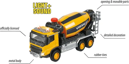 Miniatura 4 de Majorette - Grand Series - Camión enrutador Volvo FMX - 7.5 in (escala 1:43) - Sonidos y luces - a partir de 3 años - 213723002