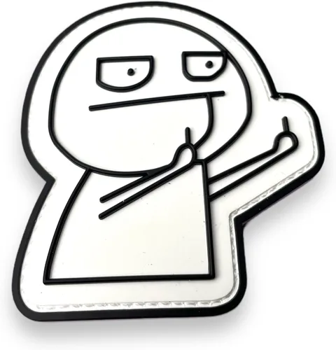 Miniatura 20 de Jestik Parche de PVC, Parches Divertidos, Parche Táctico Humorístico de Moral con Cierre de Gancho y Bucle, Parches Bonitos para Mochilas, Uniformes