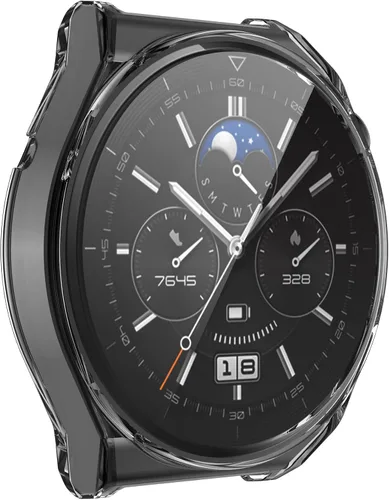 Miniatura 7 de FitTurn Funda protectora de 1.693 in y 1.811 in para Huawei Watch GT3 Pro, protector de pantalla general ultrafina TPU HD transparente