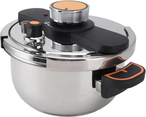 Miniatura 6 de JTLB Olla a presión profesional de acero inoxidable con calefacción uniforme eficiente y de gran capacidad, olla para conservas de cocina casera (5L)