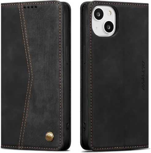 Miniatura 32 de QLTYPRI Para iPhone Air Case Wallet Con Tarjetero, Vintage PU Cuero Kickstand Cierre Magnético A Prueba De Golpes Folio Libro Funda Para IPhone 17