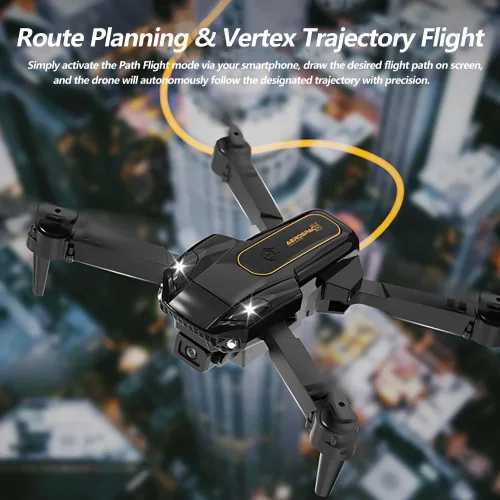 Miniatura 4 de Dron con cámara 1080P, mini dron plegable de Navidad para adultos y principiantes, modo sin cabeza, retención de altitud, inicio y aterrizaje
