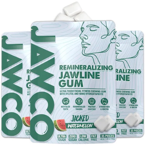 Miniatura 13 de JAWCKO Chicle Ultra-Resistente para Mandíbula Obtén una Mandíbula Más Fuerte y Cuadrada Chicle Duro de Entrenamiento para Mandíbula Fuerza 15X